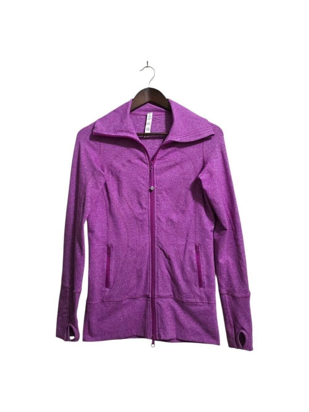 Lululemon In Stride Zip Front Jacket In Purple Sz 4